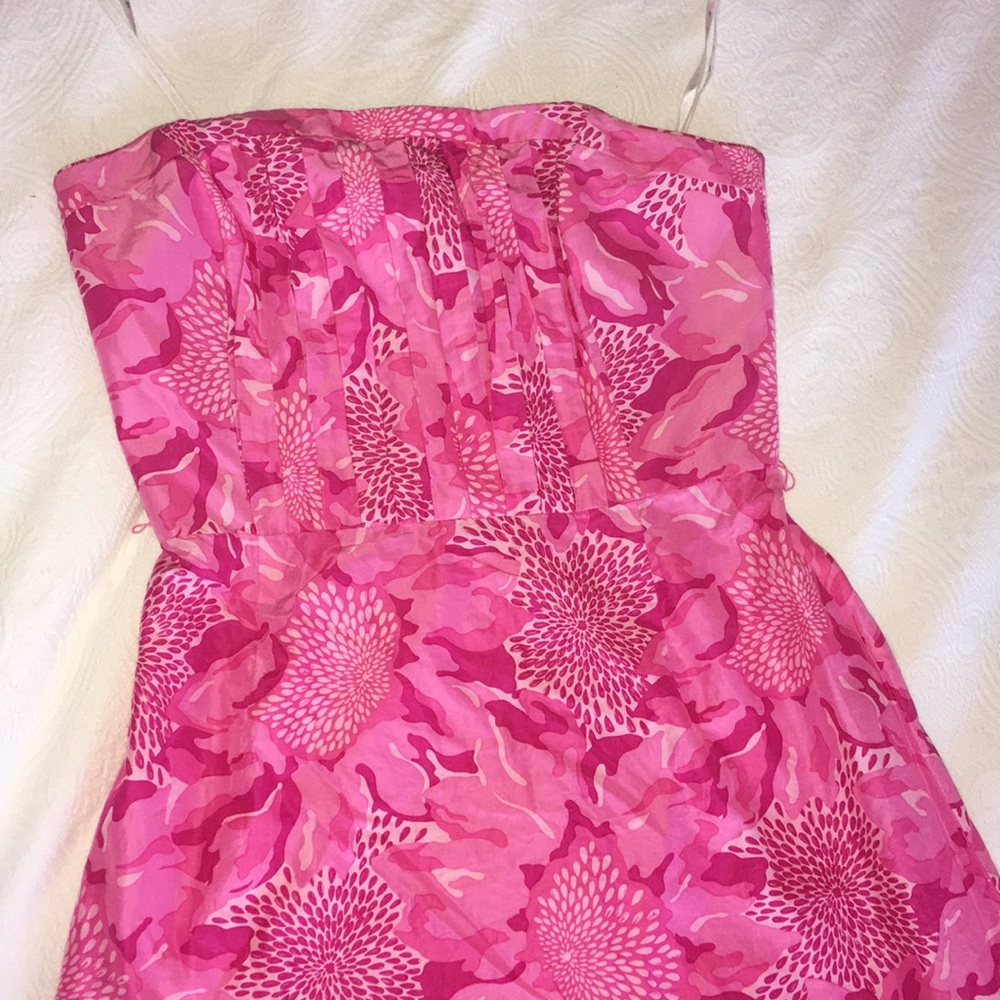 Lilly Pulitzer Pink Silk Dress